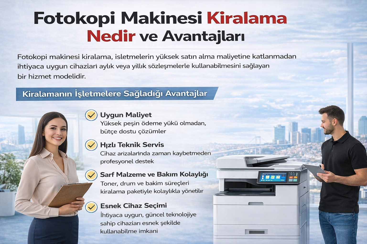 Fotokopi Makinesi Kiralama Nedir ve Avantajları Nedir